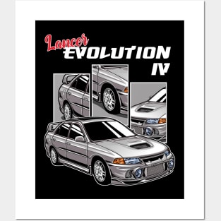 Lancer Evolution 4 IV Posters and Art